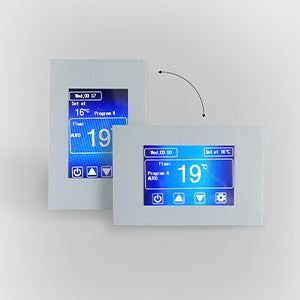 TEMPCO TX-16-R FLOOR HEATING THERMOSTAT - COLOUR SCREEN -MOUNT HORIZ OR VERTICAL